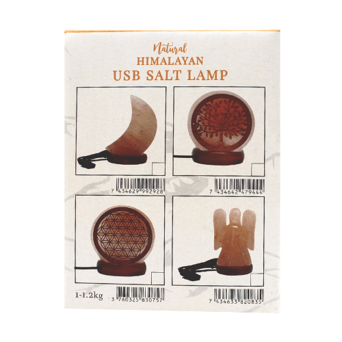 Mini Lampe en Sel de l’Himalaya Life Flower – Énergie pure et apaisante (1 kg)