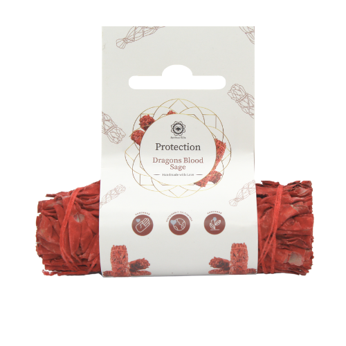 Bâton de Protection Dragon’s Blood Smudge – 10 cm (avec étiquette)