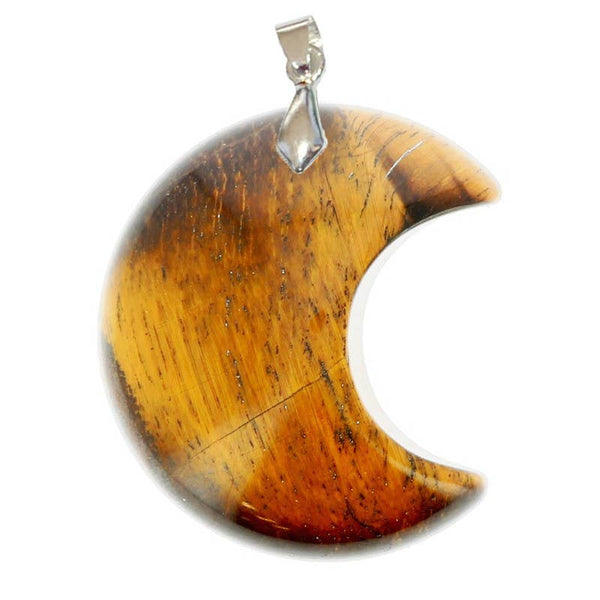 Pendentifs Œil de Tigre EXTRA Lune