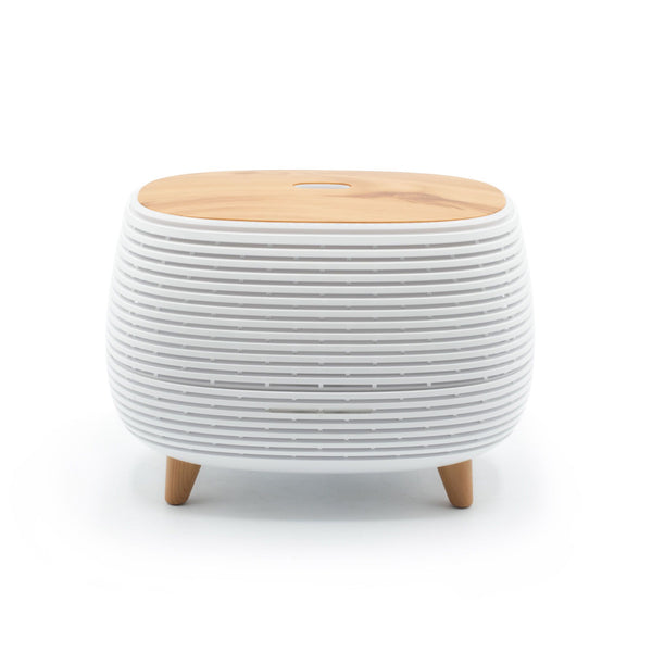 Diffuseur Huiles Essentielles Nervuré – Lumière Changeante, Télécommande