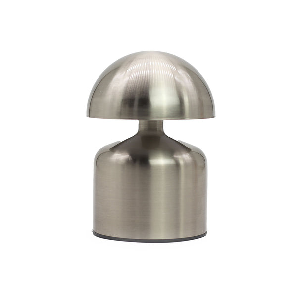 Lampe Champignon Tactile Argentée – Veilleuse Rechargeable USB-C