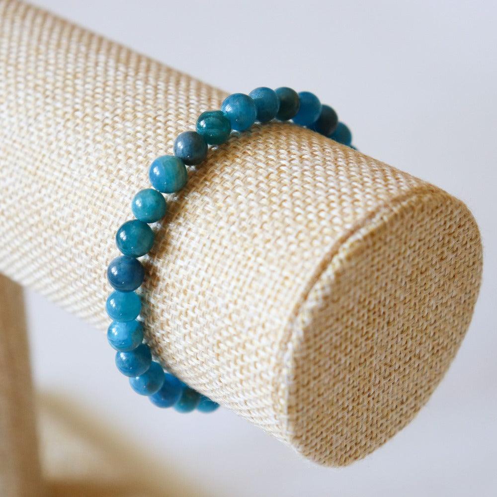 Bracelet en Apatite bleue-2