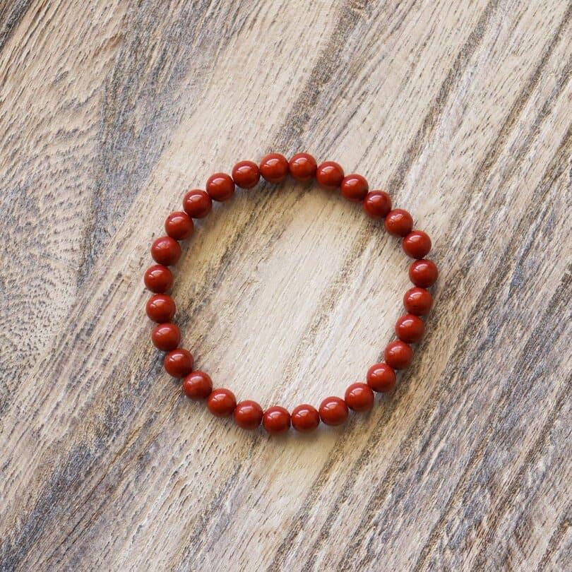 Bracelet en Jaspe rouge-3