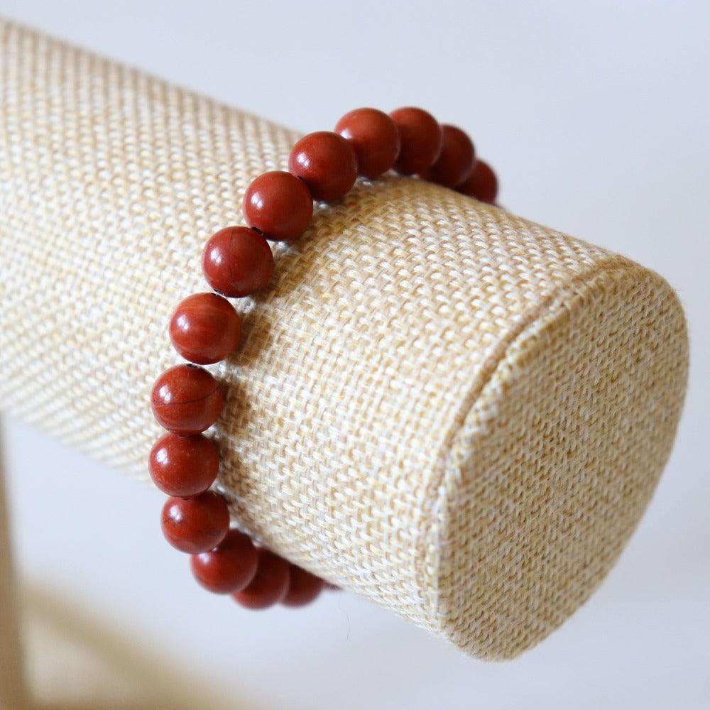 Bracelet en Jaspe rouge-4