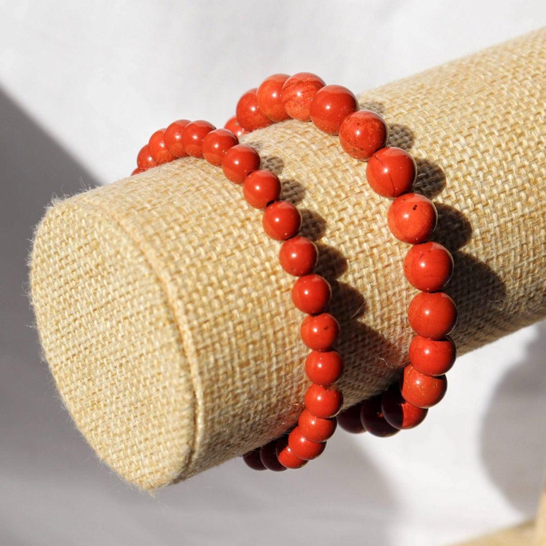 Bracelet en Jaspe rouge-0
