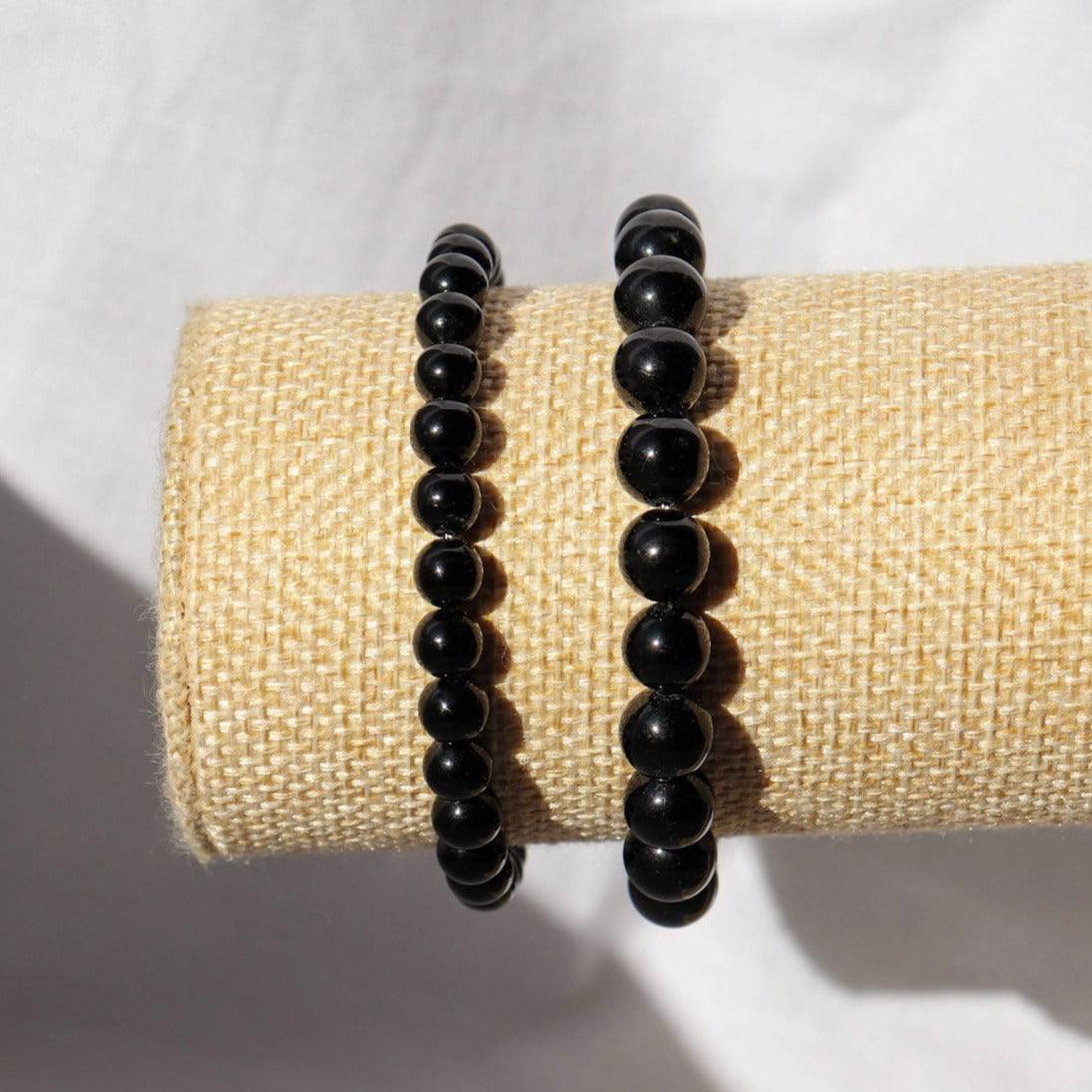 Bracelet en Tourmaline noire-1