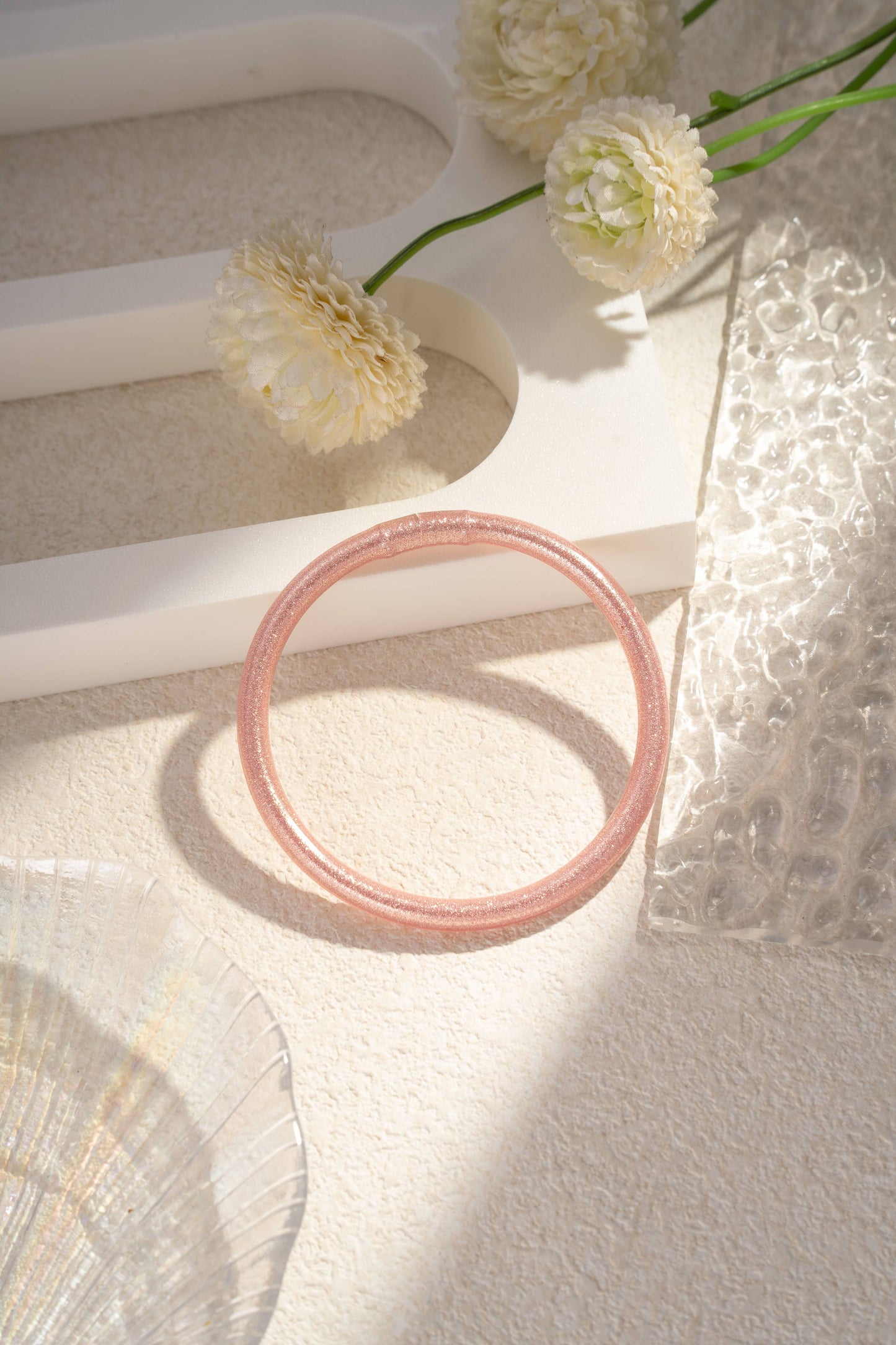 Bracelet Jonc Bouddhiste Pailleté – Coloris au Choix • Léger & Lumineux