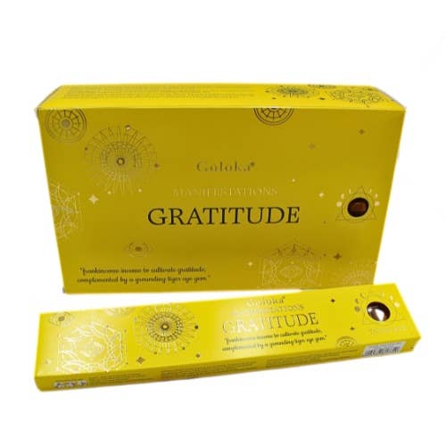Encens Gemme Goloka Manifestations – Gratitude avec Œil de Tigre