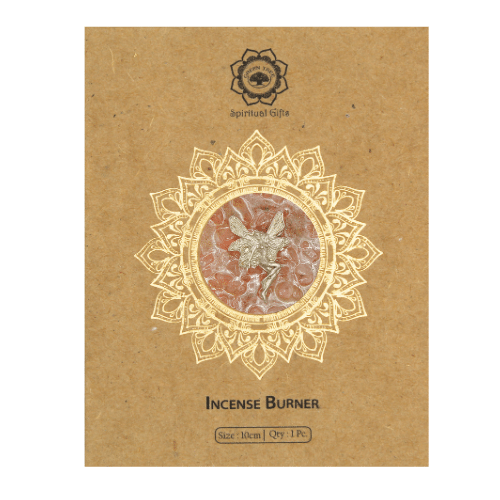 Porte-Encens Fée – Éclats de Quartz Rose