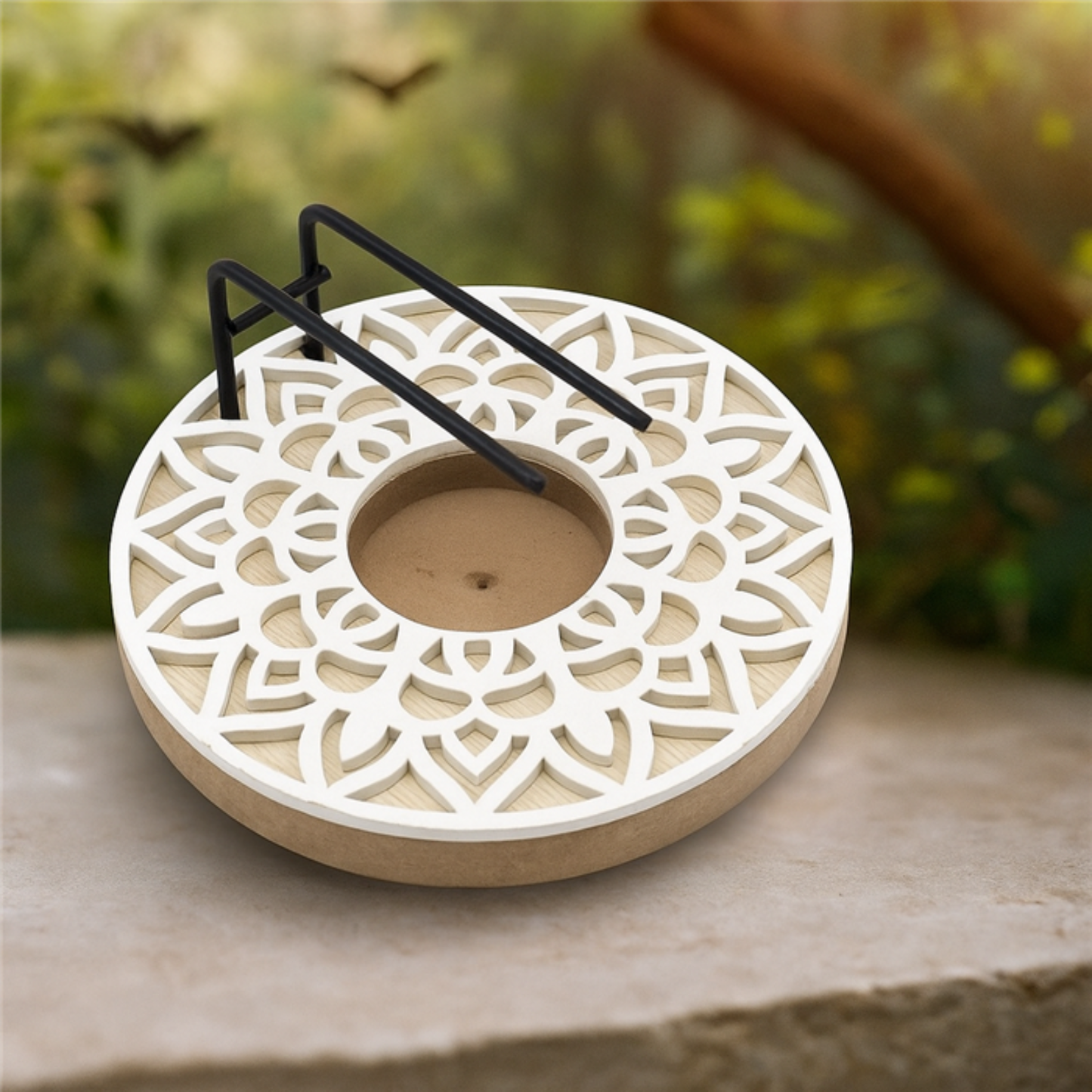 Brûleur de Palo Santo & Sauge Blanche – Mandala