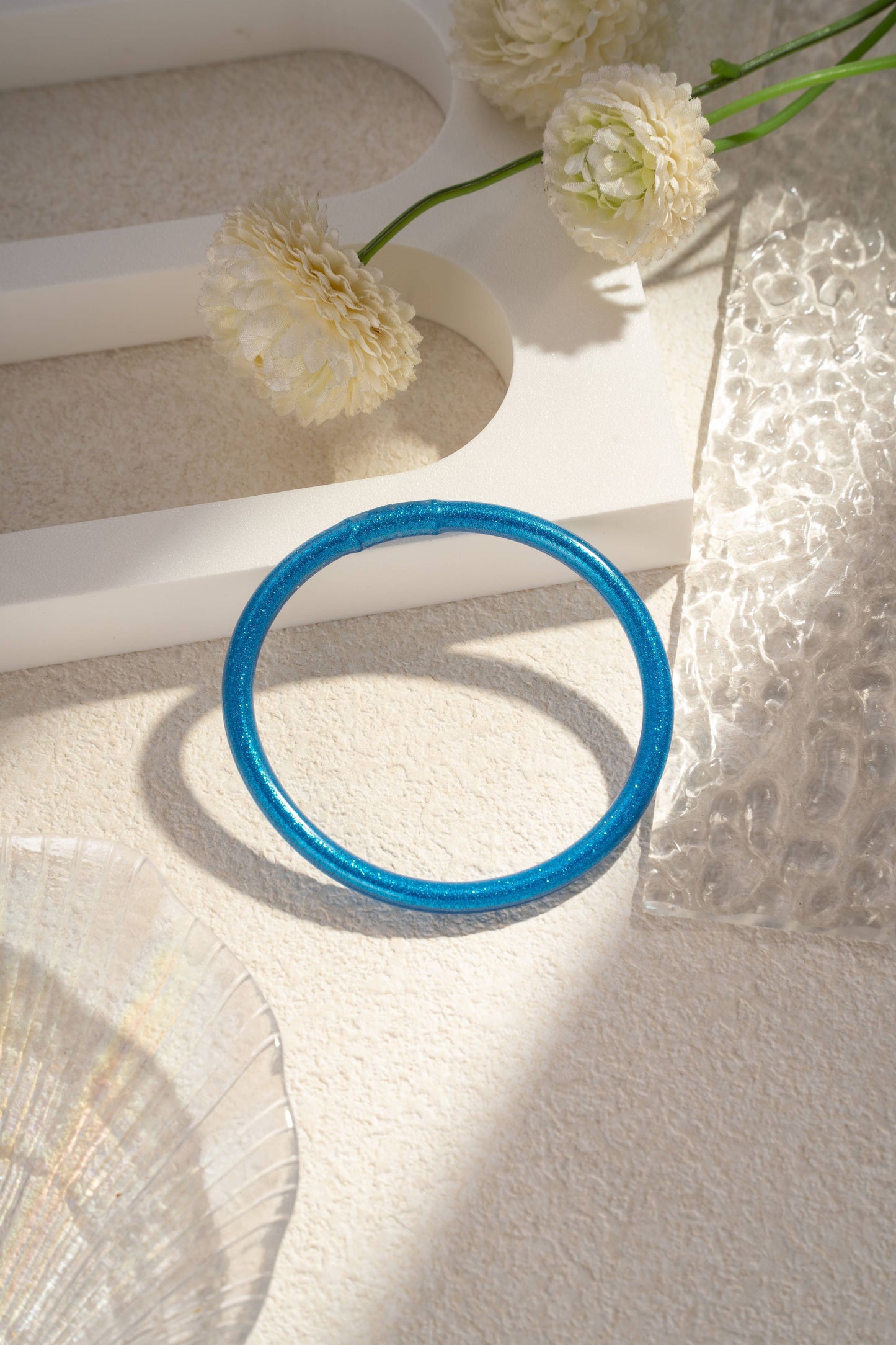 Bracelet Jonc Bouddhiste Pailleté – Coloris au Choix • Léger & Lumineux