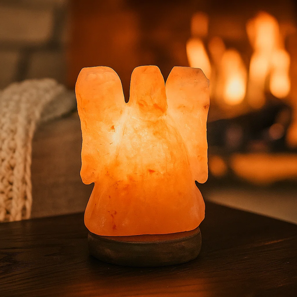 Mini Lampe en Sel de l'Himalaya – Ange