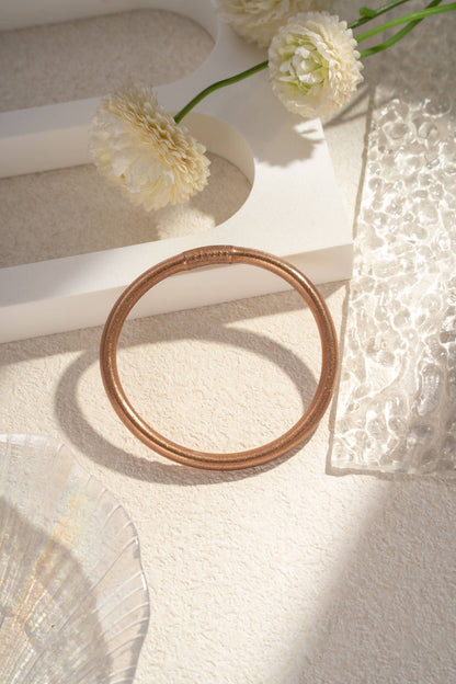 Bracelet Jonc Bouddhiste Pailleté – Coloris au Choix • Léger & Lumineux