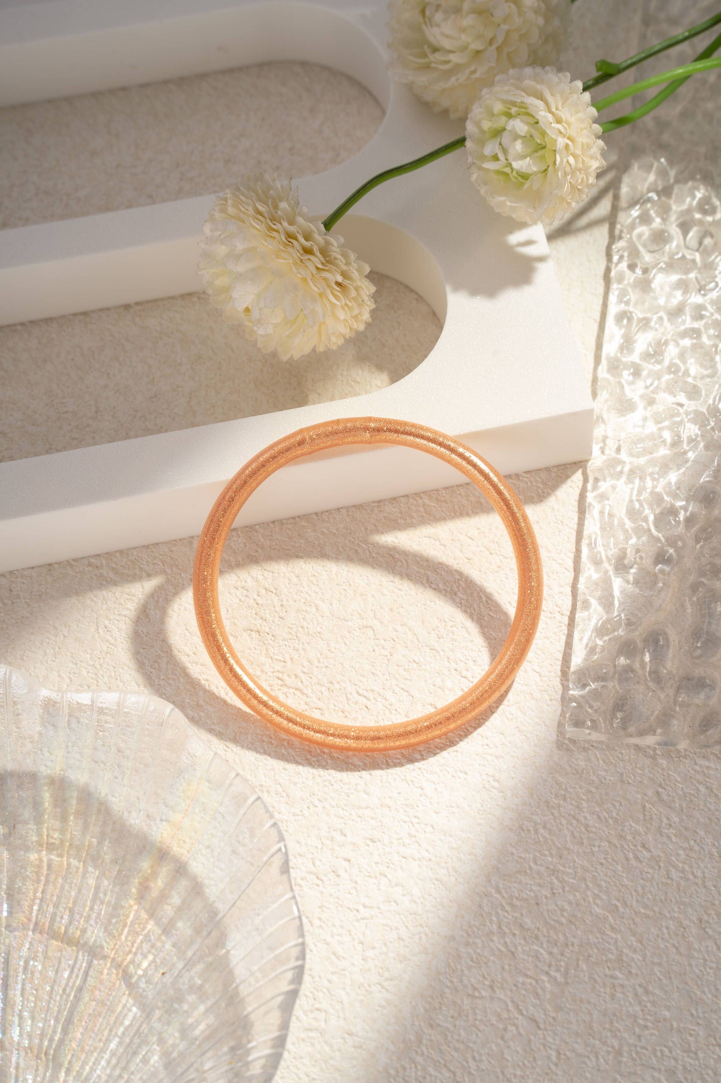 Bracelet Jonc Bouddhiste Pailleté – Coloris au Choix • Léger & Lumineux