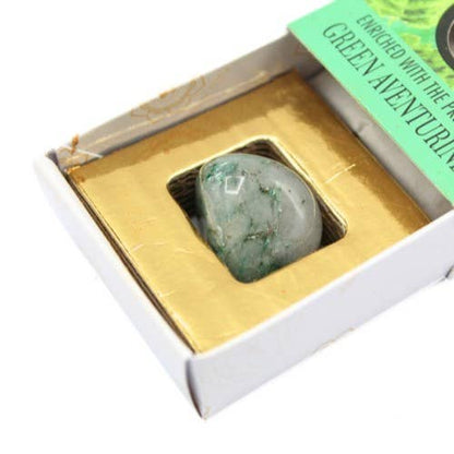 Encens Green Tree Pierre Précieuse – Ancrage & Chance au Patchouli avec Aventurine