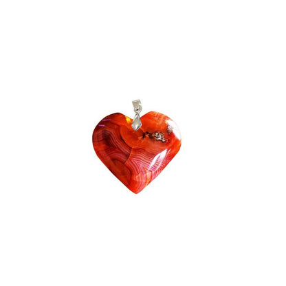 Pendentifs Cornaline Cœur