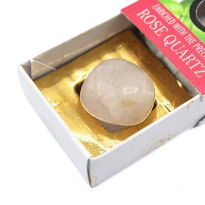 Encens Green Tree Pierre Précieuse – Douceur & Amour à la Rose avec Quartz Rose