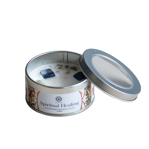 Bougie Parfumée Pierre Précieuse – Guérison Spirituelle à l’Eau de Floride (70 g)