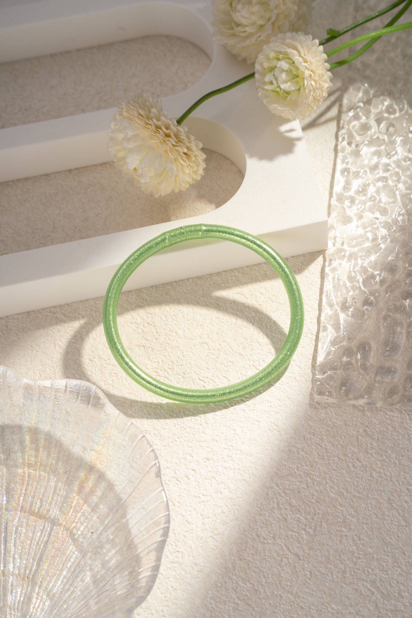 Bracelet Jonc Bouddhiste Pailleté – Coloris au Choix • Léger & Lumineux