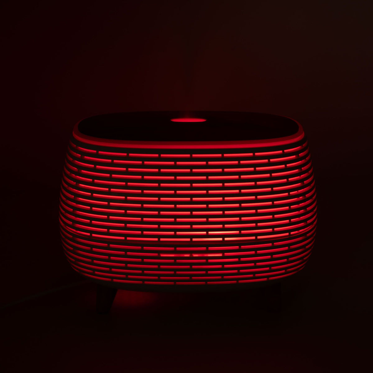 Diffuseur Huiles Essentielles Nervuré – Lumière Changeante, Télécommande