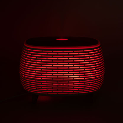 Diffuseur Huiles Essentielles Nervuré – Lumière Changeante, Télécommande