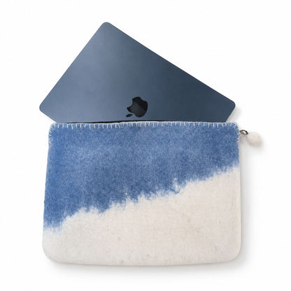 Housse d'Ordinateur en Feutre 14" – Horizon Bleu