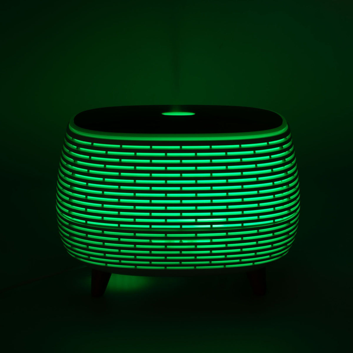 Diffuseur Huiles Essentielles Nervuré – Lumière Changeante, Télécommande