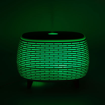 Diffuseur Huiles Essentielles Nervuré – Lumière Changeante, Télécommande