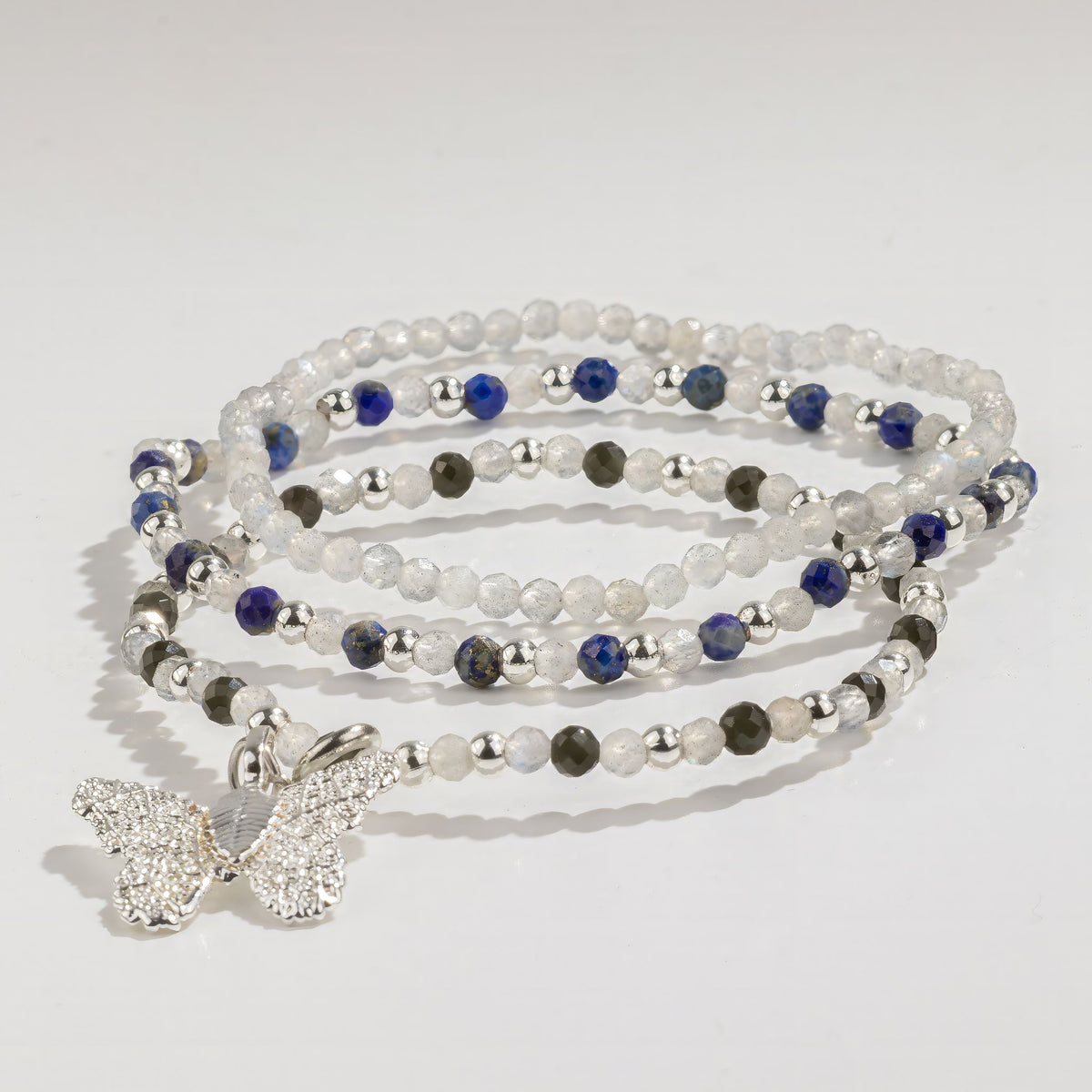 Coffret 3 Bracelets en Pierres Naturelles – Aurores Boréales
