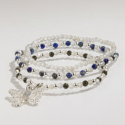 Coffret 3 Bracelets en Pierres Naturelles – Aurores Boréales