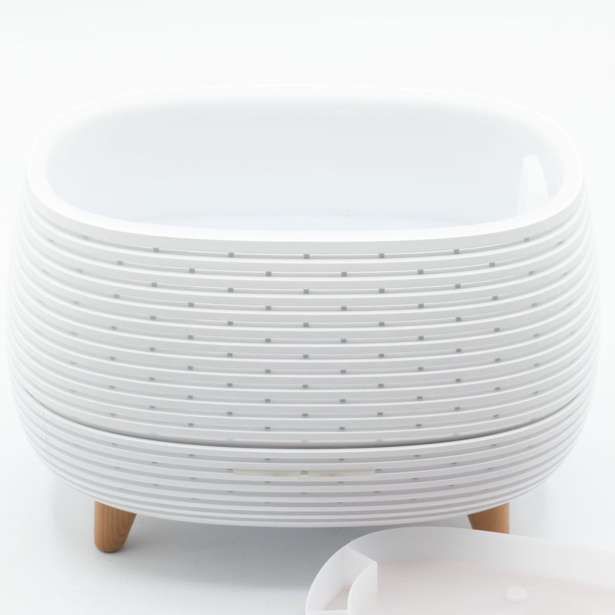 Diffuseur Huiles Essentielles Nervuré – Lumière Changeante, Télécommande