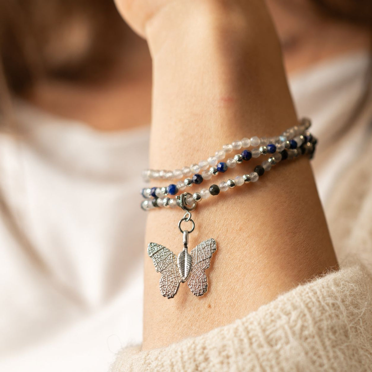 Coffret 3 Bracelets en Pierres Naturelles – Aurores Boréales