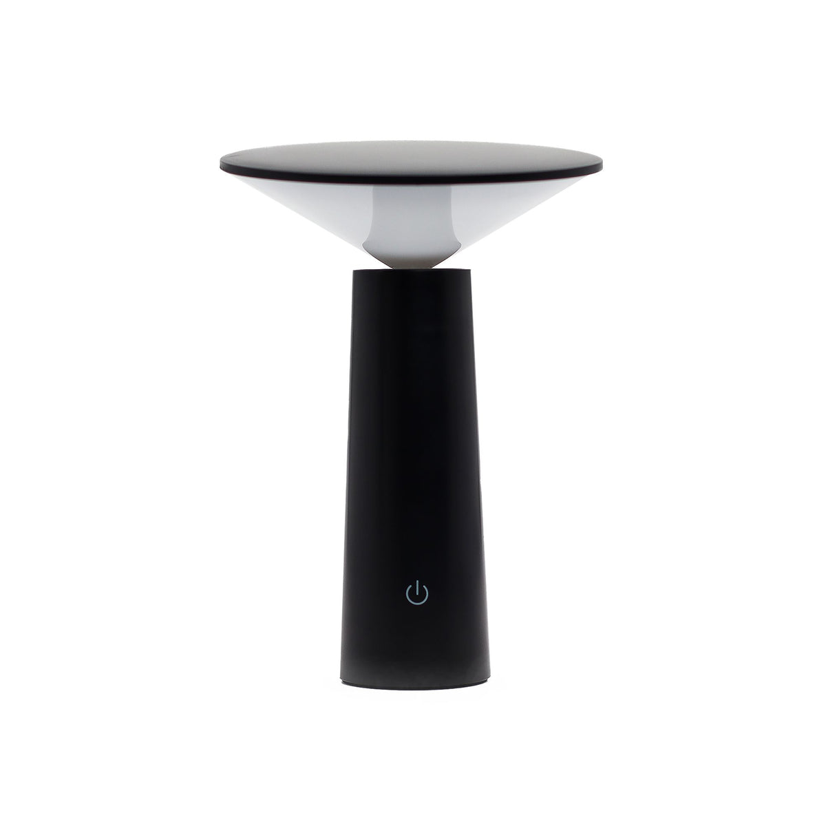 Lampe Champignon Tactile Noire Orientable – Projection Lumineuse USB-C