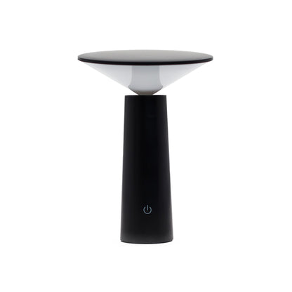 Lampe Champignon Tactile Noire Orientable – Projection Lumineuse USB-C