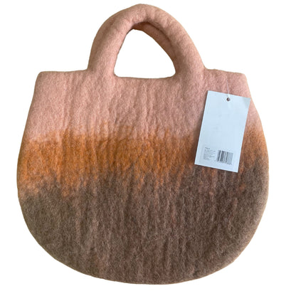 Sac en Feutre Tournesols & Abeilles – Feutré à l'Eau, 35 × 27 cm