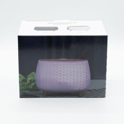 Diffuseur Huiles Essentielles Nervuré – Lumière Changeante, Télécommande