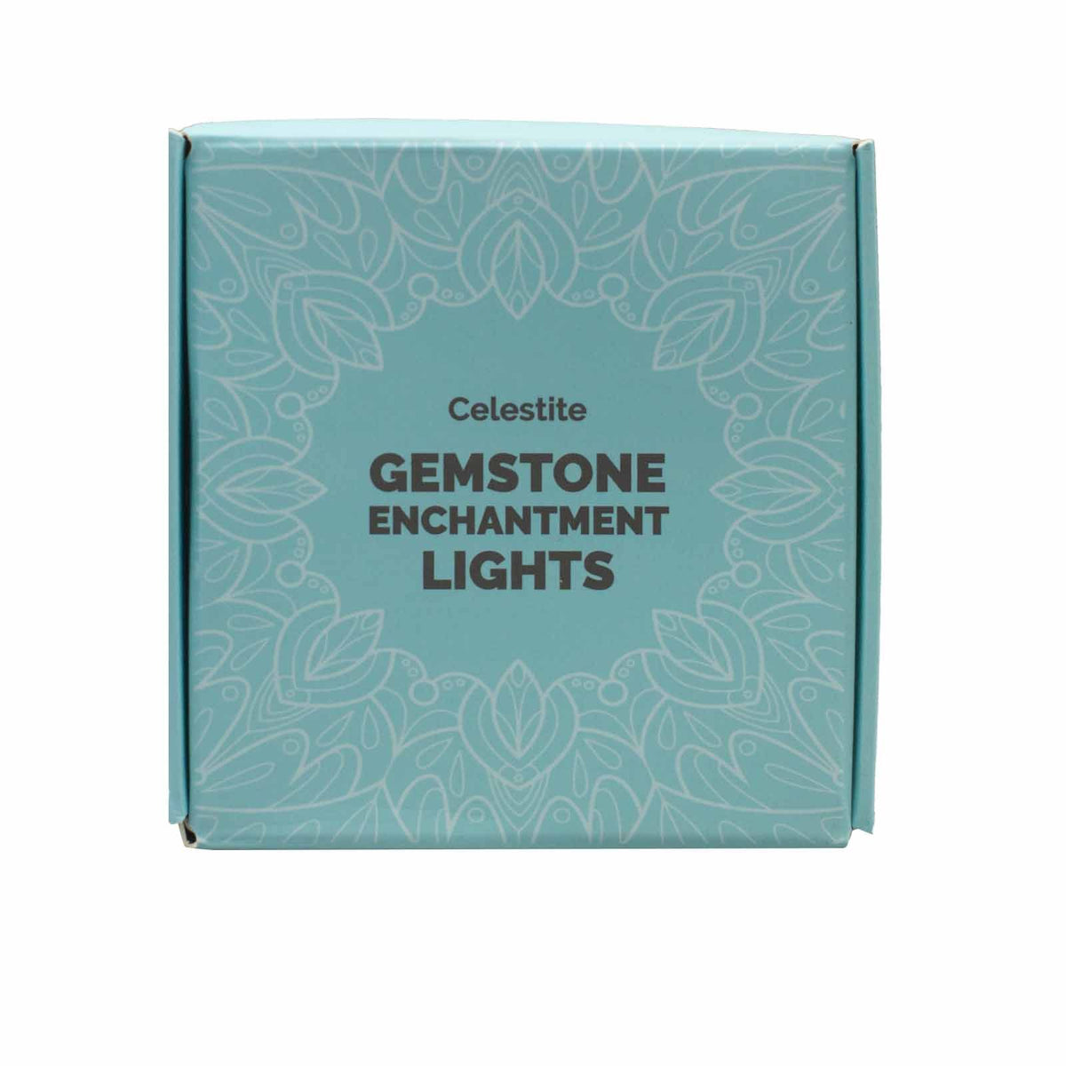 Guirlande Lumineuse en Célestine – Pierres Naturelles, 2,27 m USB