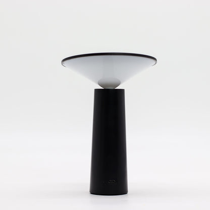 Lampe Champignon Tactile Noire Orientable – Projection Lumineuse USB-C