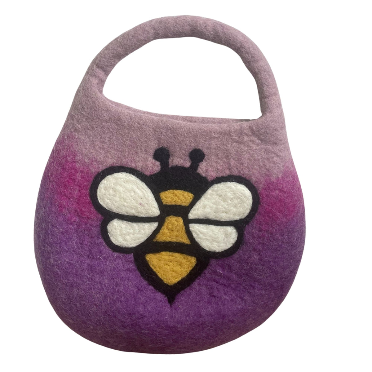 Sac en Feutre Abeille à Anse Magnétique – Nuances Lavande