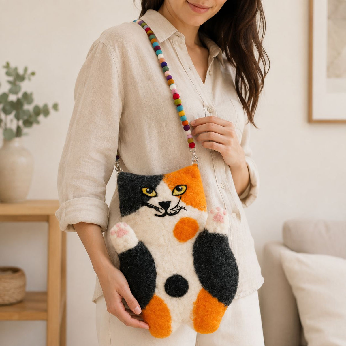 Sac en Feutre Chat Plat – Whitney