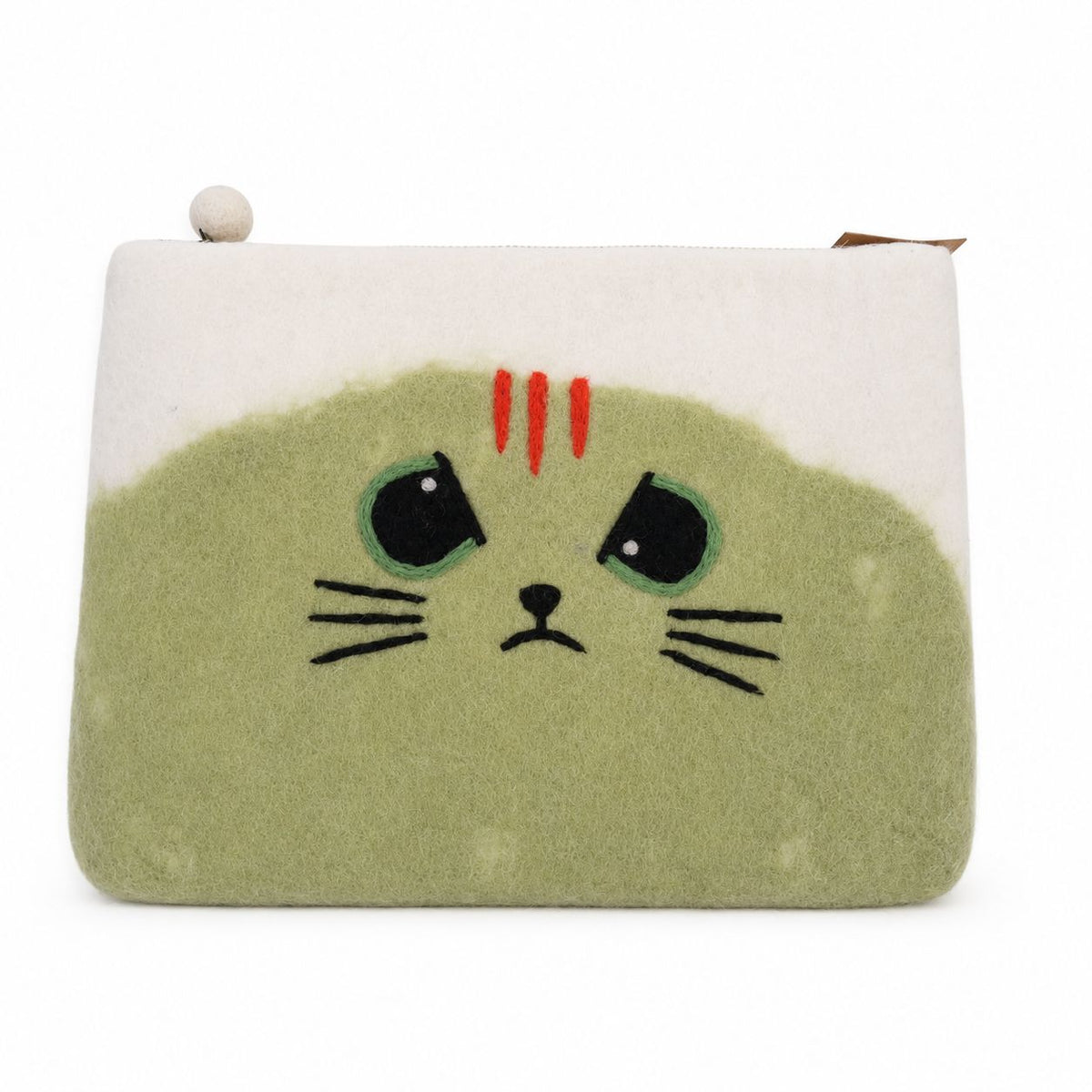 Housse d'Ordinateur en Feutre 14" – Chat Grognon