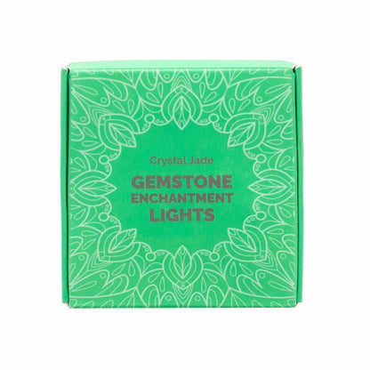 Guirlande Lumineuse en Jade – Pierres Naturelles, 2,27 m USB
