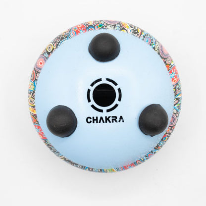 Détail de la coque multicolore du tongue drum 13 cm