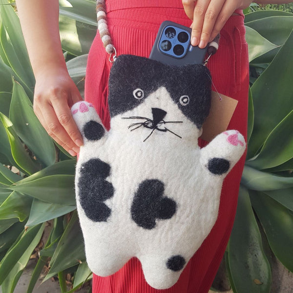 Sac en Feutre Chat Plat – Stacy
