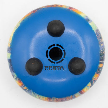 Détail de la finition volcanique du tongue drum 14 cm