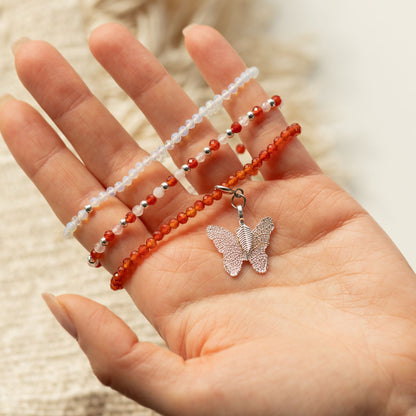 Coffret 3 Bracelets en Pierres Naturelles – Lune de Sang