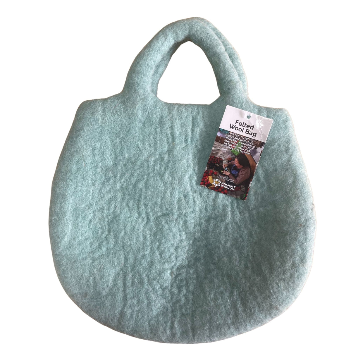 Sac en Feutre Arbre & Ruche – Feutré à l'Eau, 35 × 27 cm