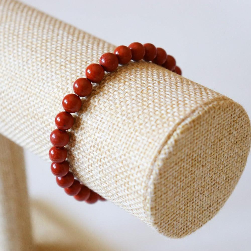 Bracelet en Jaspe rouge-2