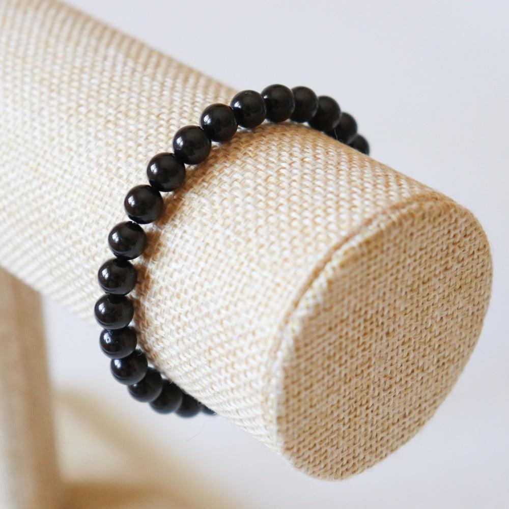 Bracelet en Tourmaline noire-4