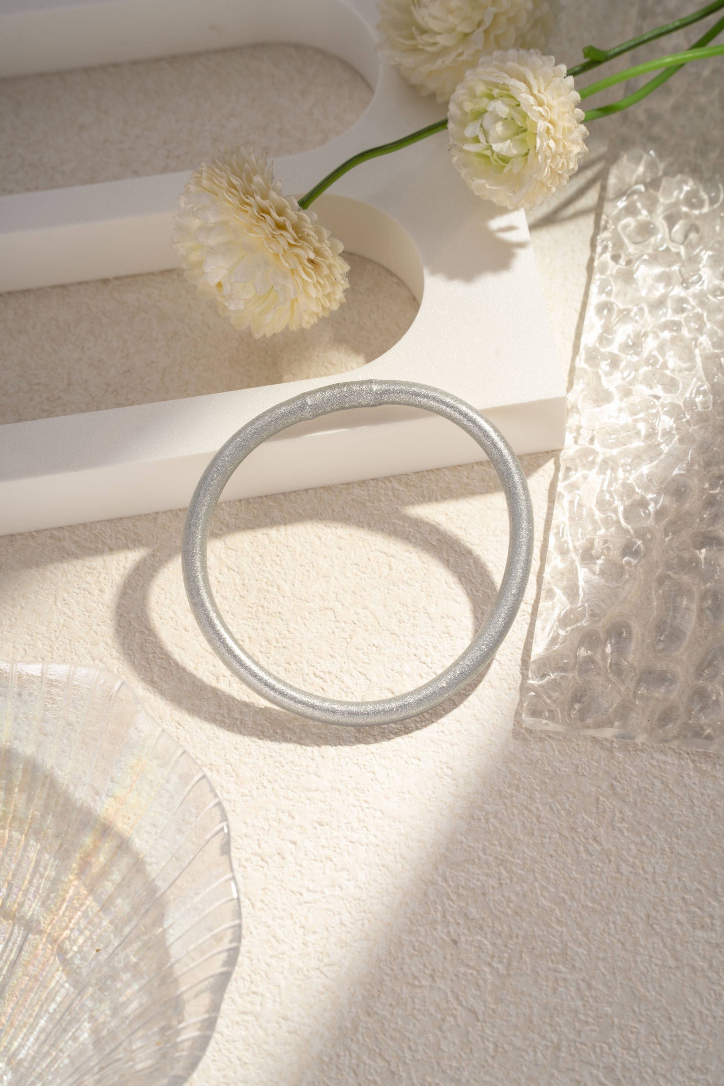 Bracelet Jonc Bouddhiste Pailleté – Coloris au Choix • Léger & Lumineux
